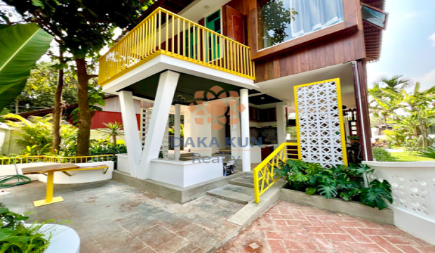 Wooden House For Sale in Krong Siem Reap-Near River